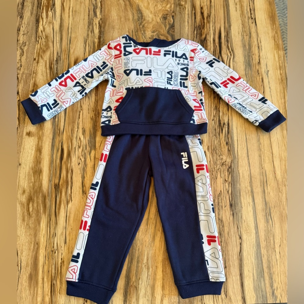 Fila Kids' Multicolor Logo Tracksuit